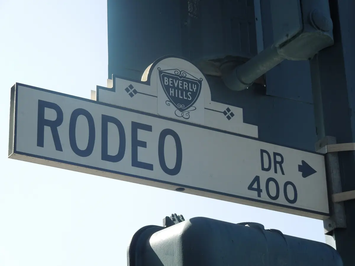 Rodeo Drive street sign