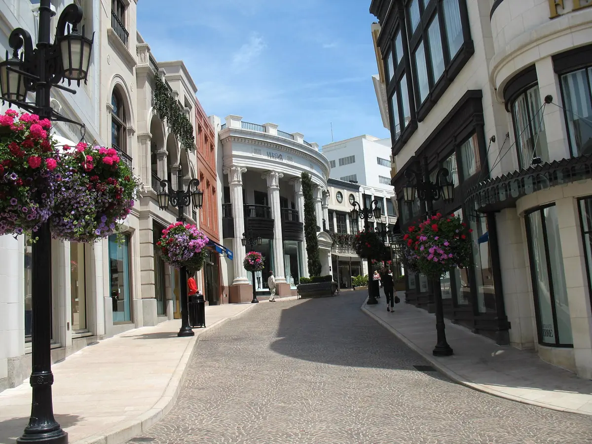 Via Rodeo in Beverly Hills